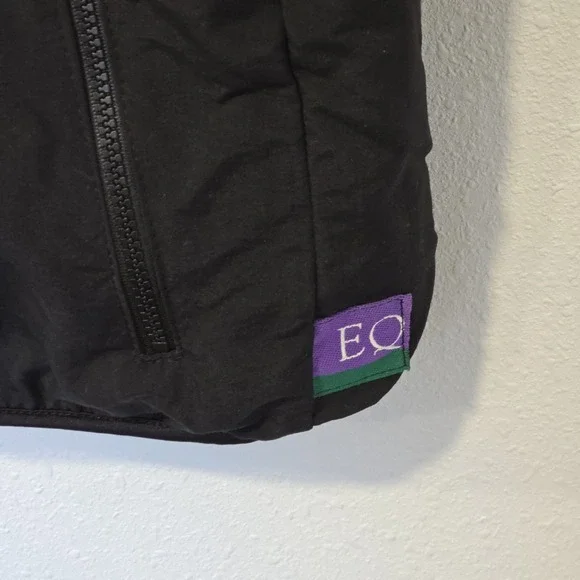 EQ Reversible Polartec Horse Fleece Vest XL Black‎ Green Equestrian Riding 24x27 - Picture 3 of 11